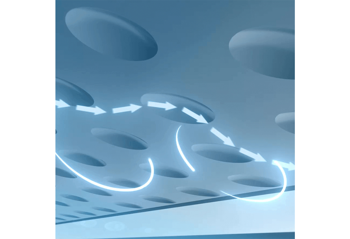 Απεικονίζεται διάγραμμα που υποδεικνύει τη ροή του αέρα.